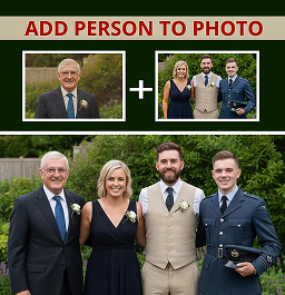 add loved one to photo realistic example