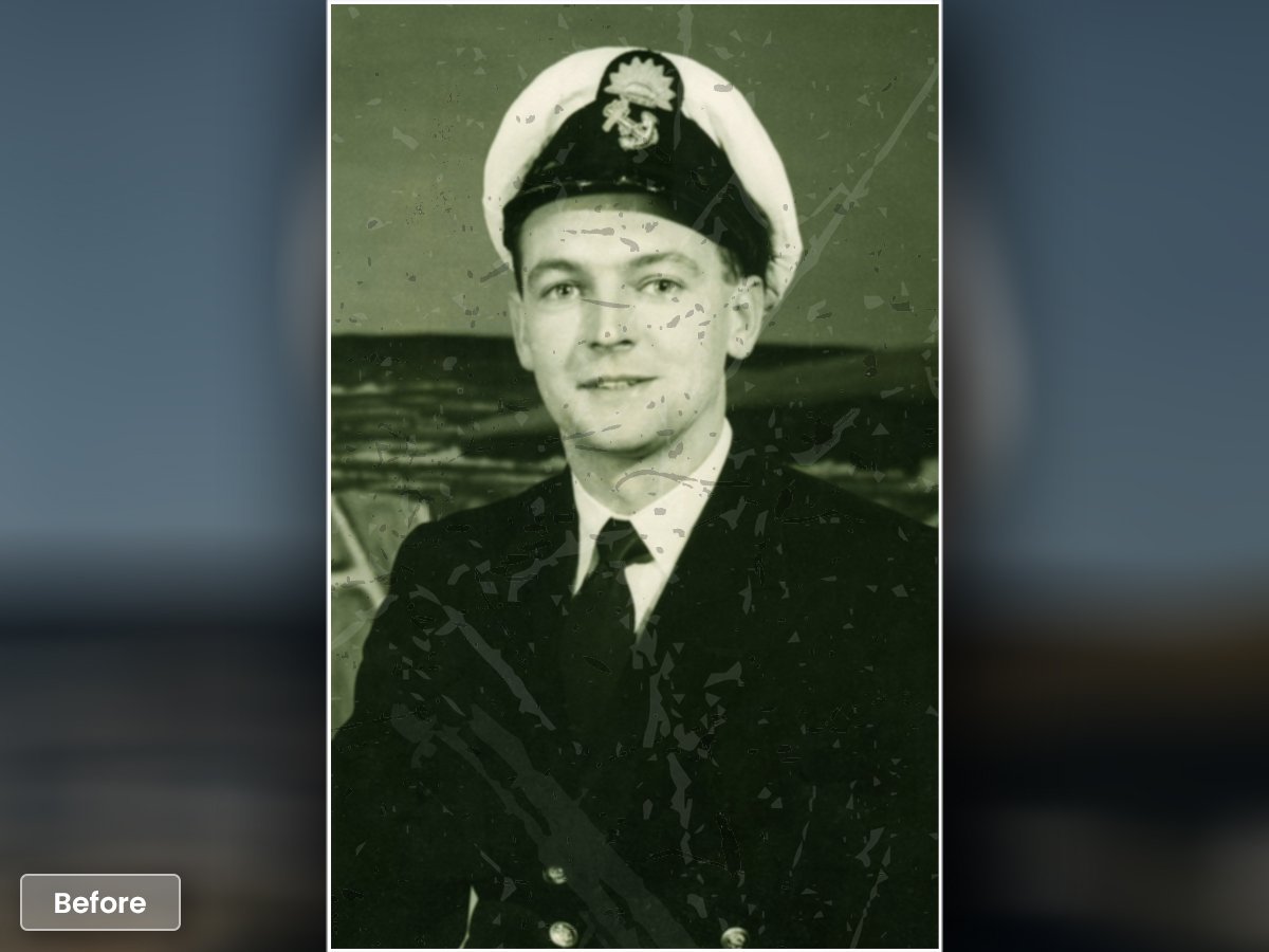 Water-Damaged Photo Restoration